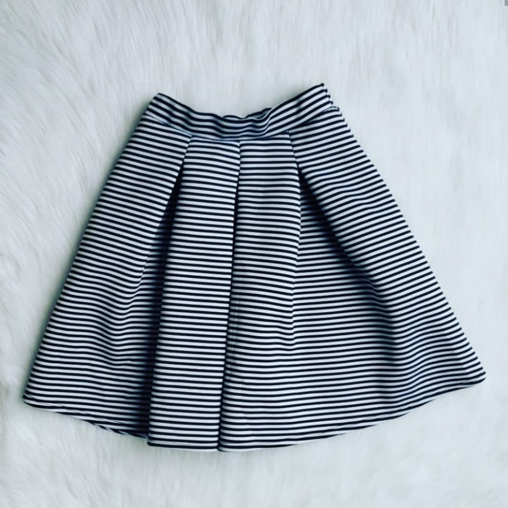 Charlotte Russe Pleated Circle Skirt